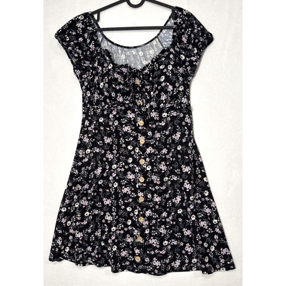 No Boundaries Mini Dress LG Built-in Bra Coquette Fairy Grunge Cottagecore Y2K - Picture 4 of 10